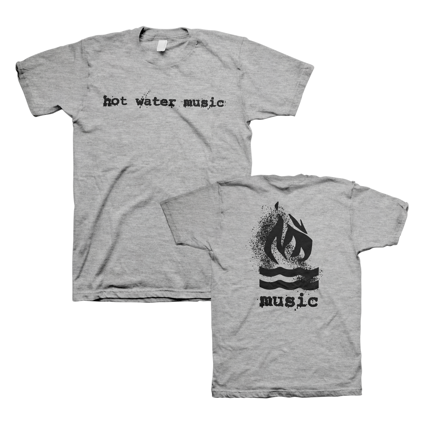 Hot Water Music (Traditional Heather Gray) T-Shirt