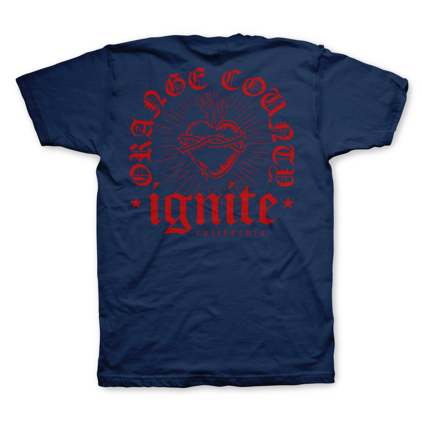 Ignite (Burning Heart Navy) T-Shirt