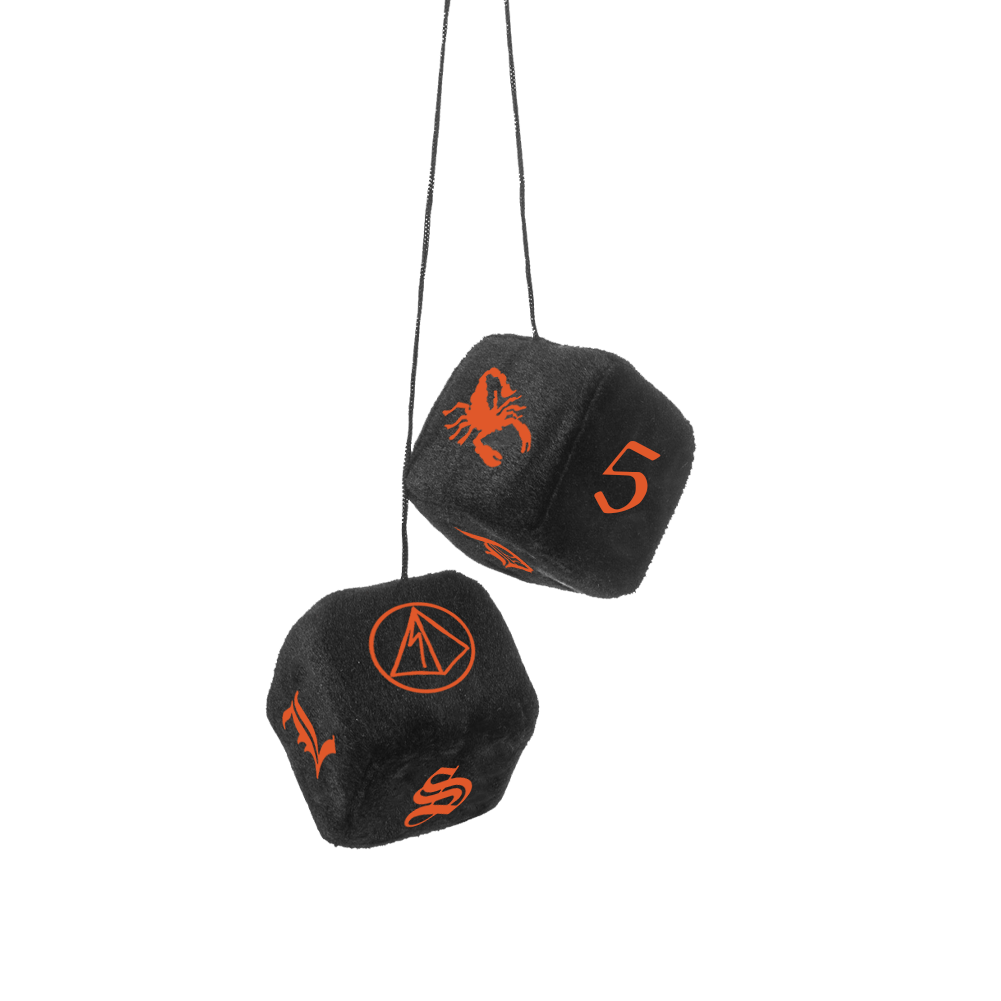 L.S. Dunes (Logos) Fuzzy Dice