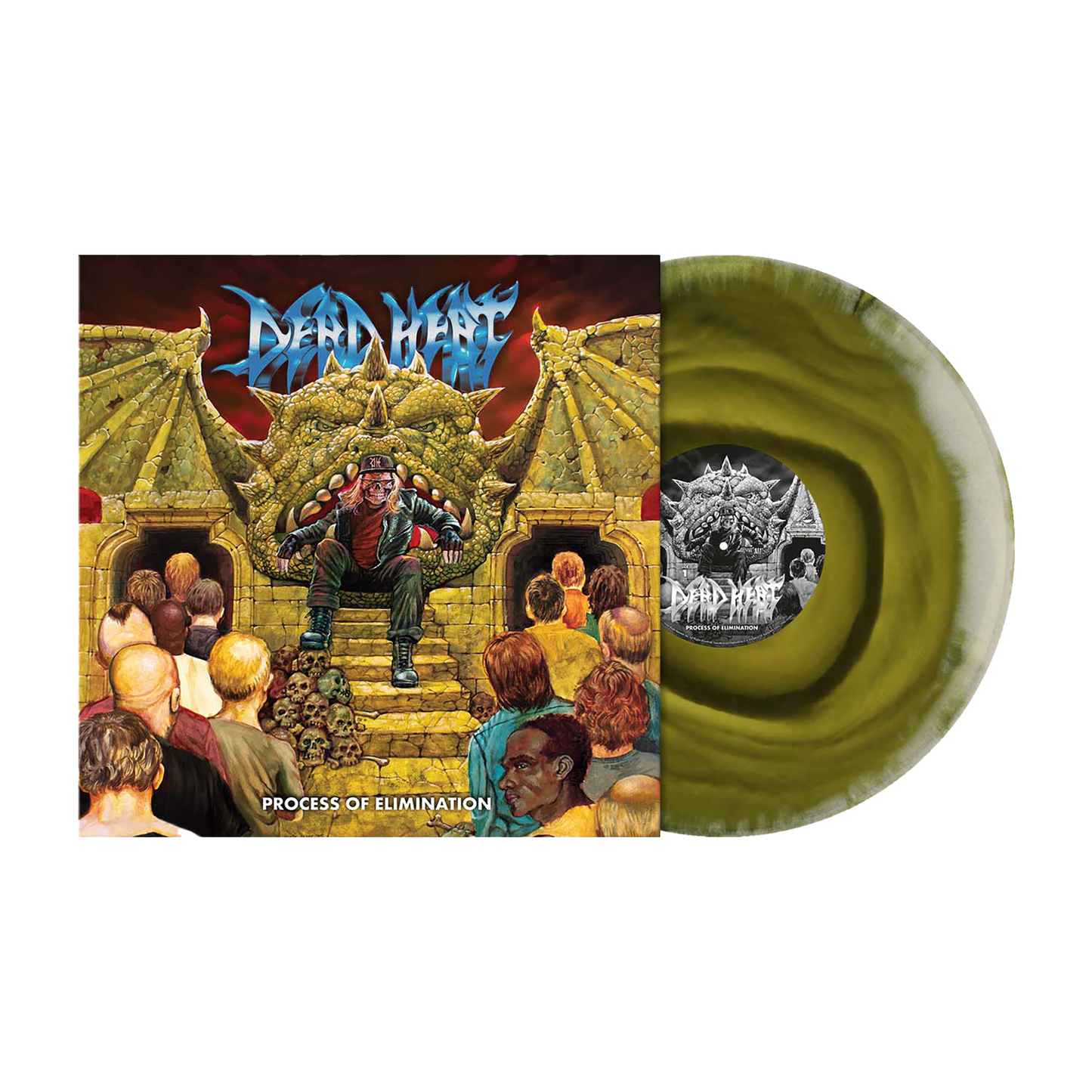 Dead Heat (Process of Elimination) Swamp Green/Bone Merged Vinyl