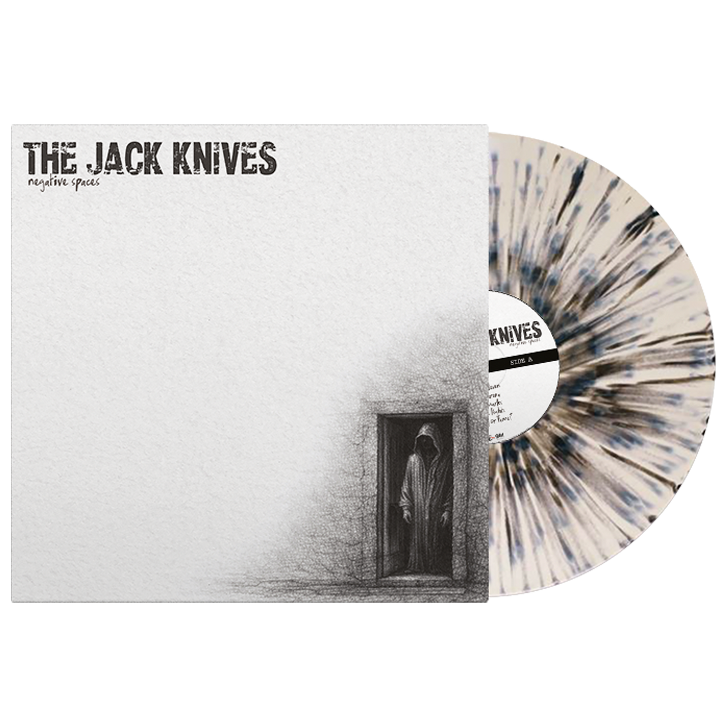 The Jack Knives (Negative Spaces) Black Splatter Vinyl