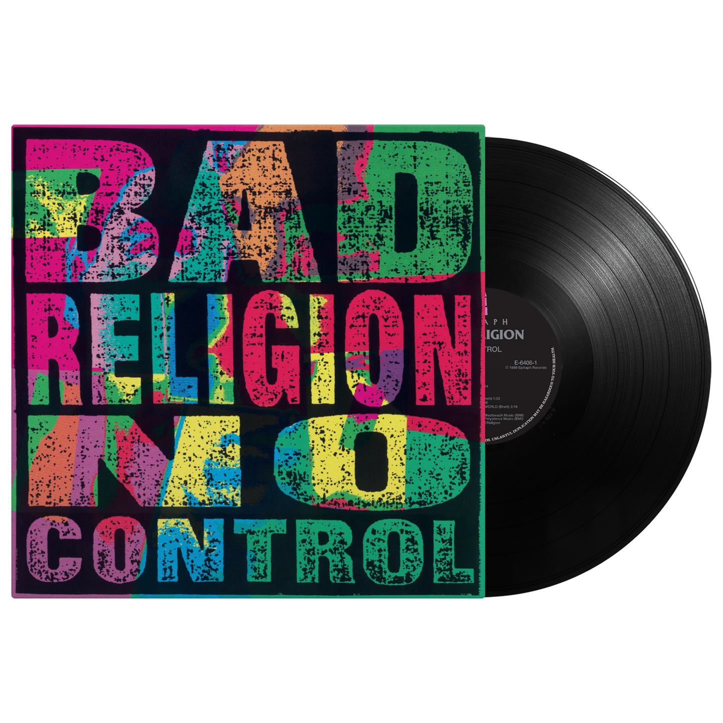 Bad Religion (No Control) Black Vinyl