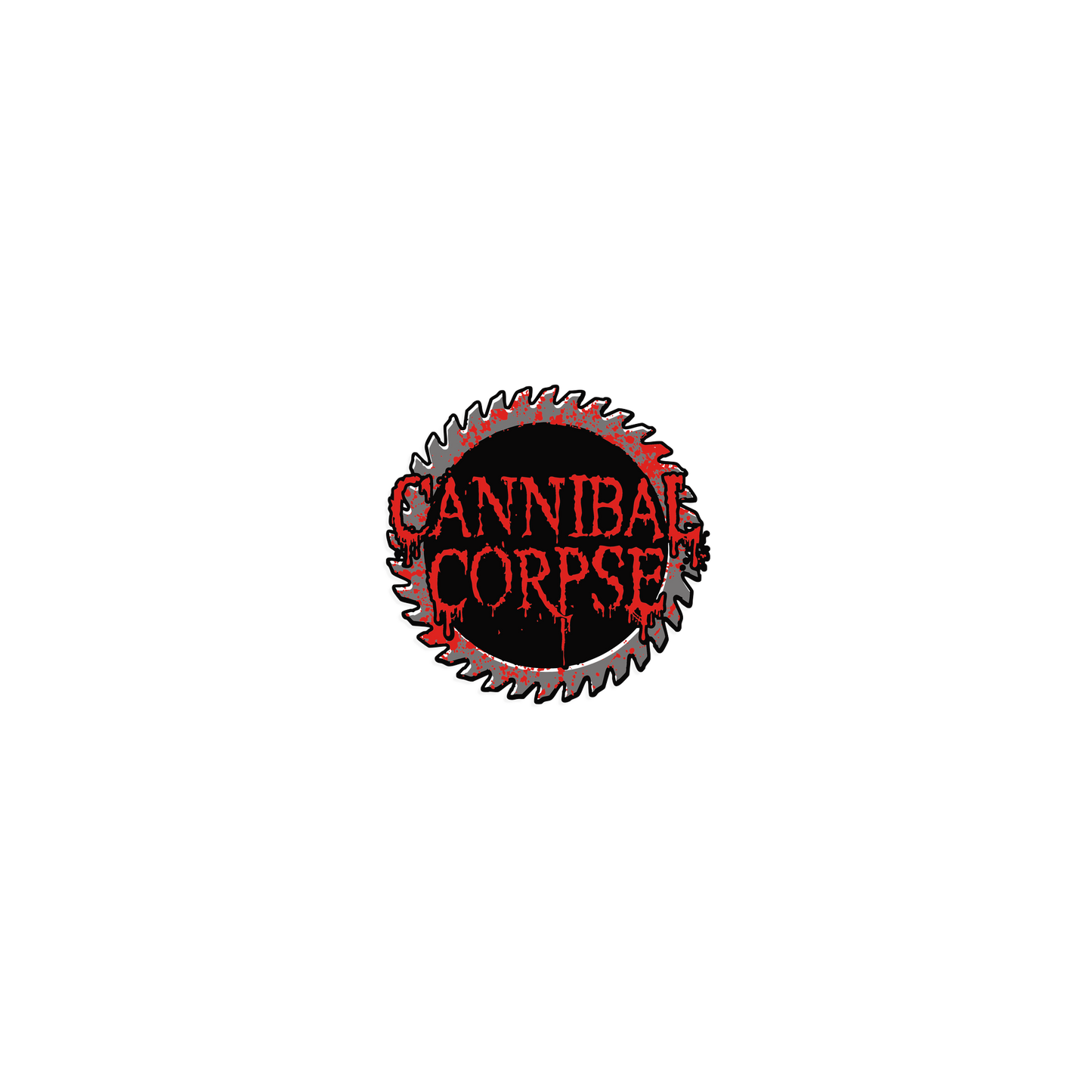 Cannibal Corpse (Logo Sawblade) Enamel Pin