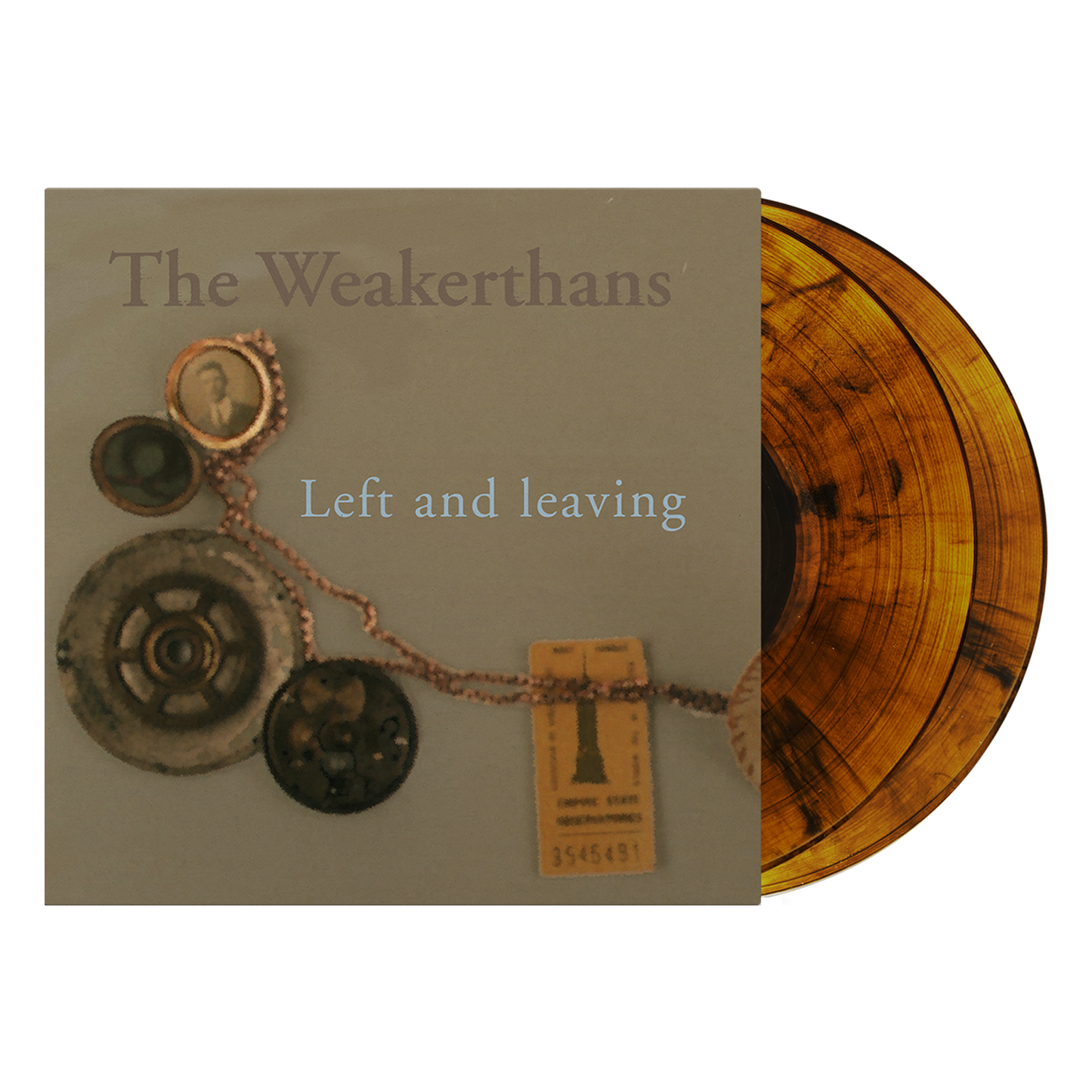 The Weakerthans (Left and Leaving) 2xClear w/ Orange Smoke Vinyl
