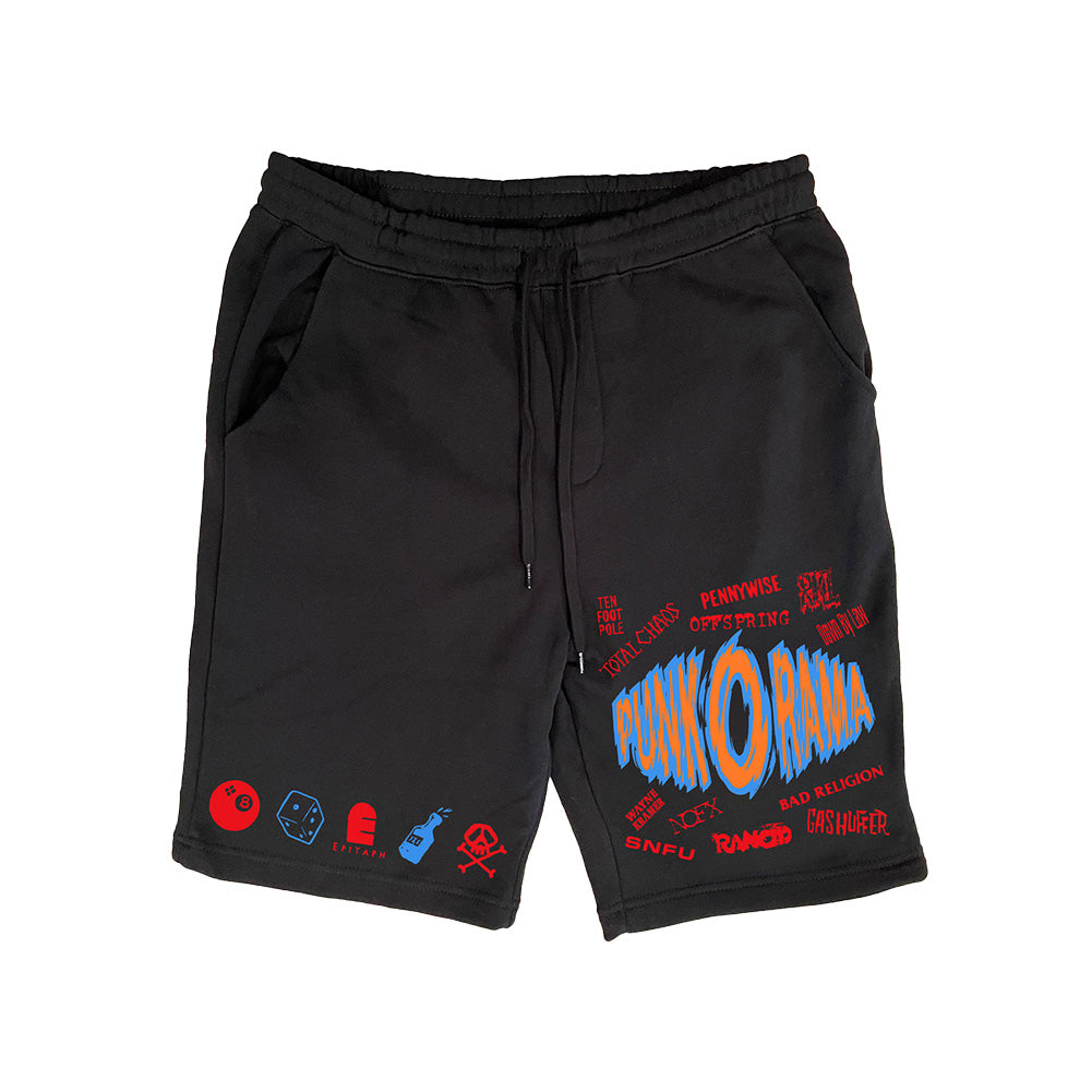 Punk-O-Rama (POR Logo Black) Sweat Shorts