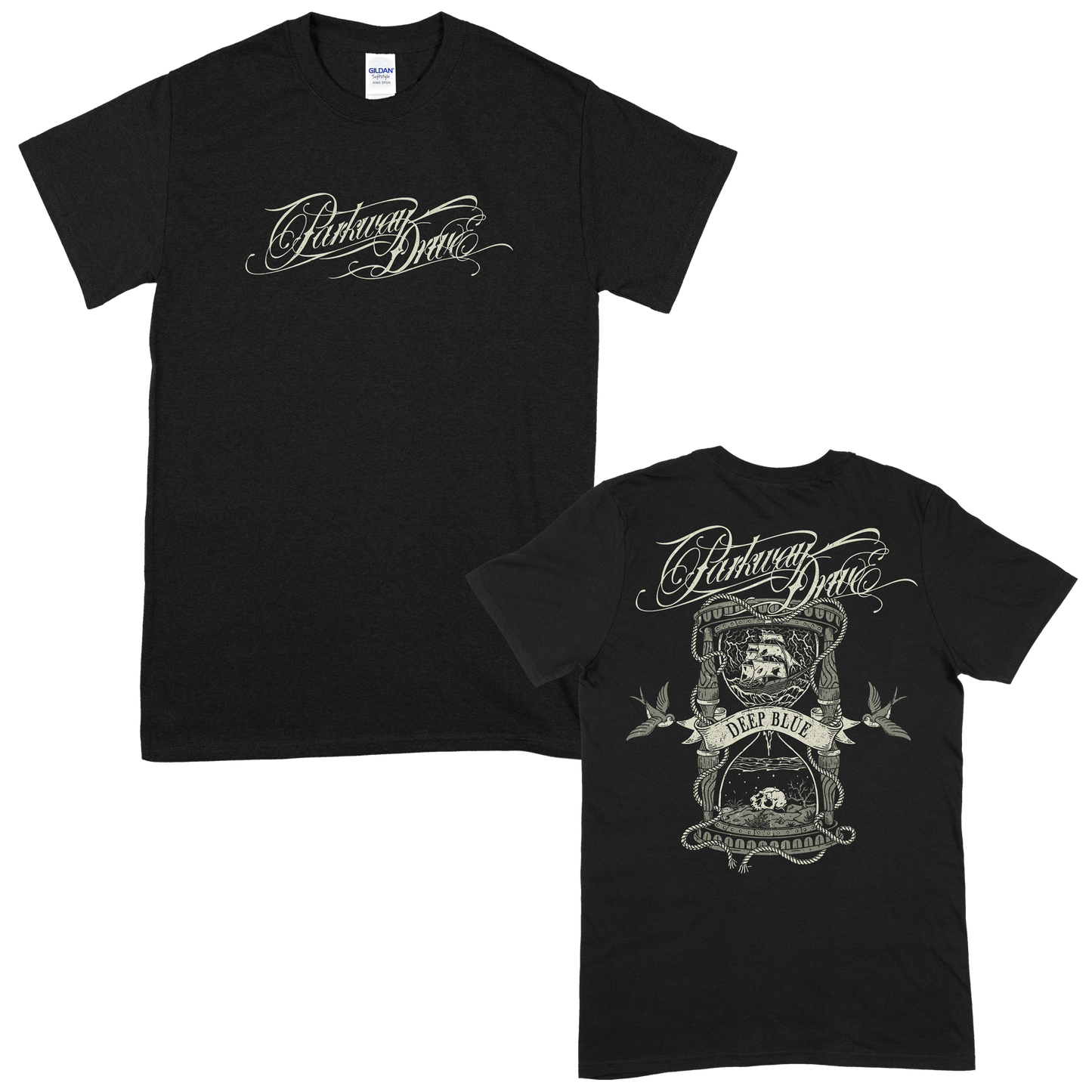 Parkway Drive (Deep Blue Hourglass) T-Shirt