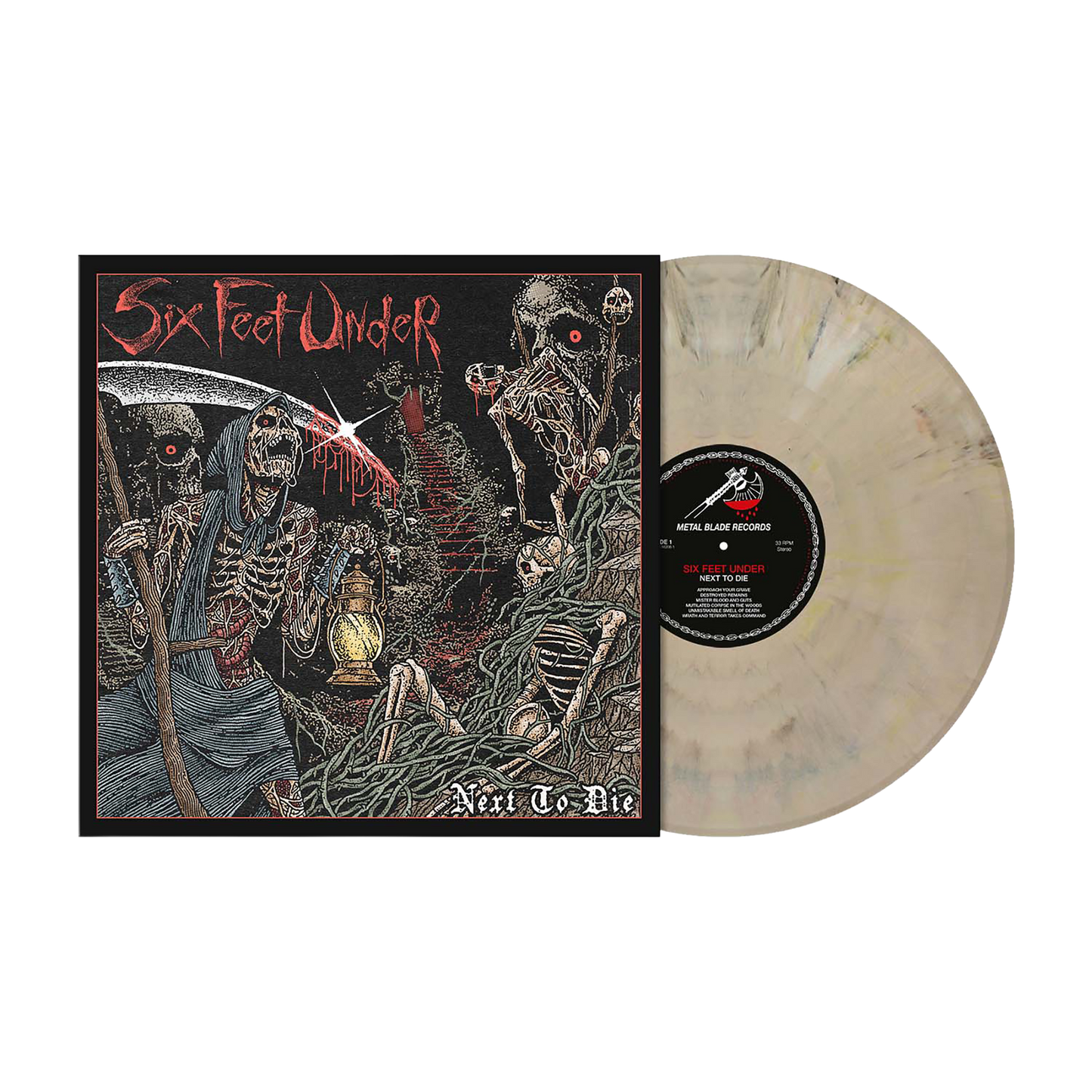 Six Feet Under (Next To Die) Bone Brown Marbled Vinyl
