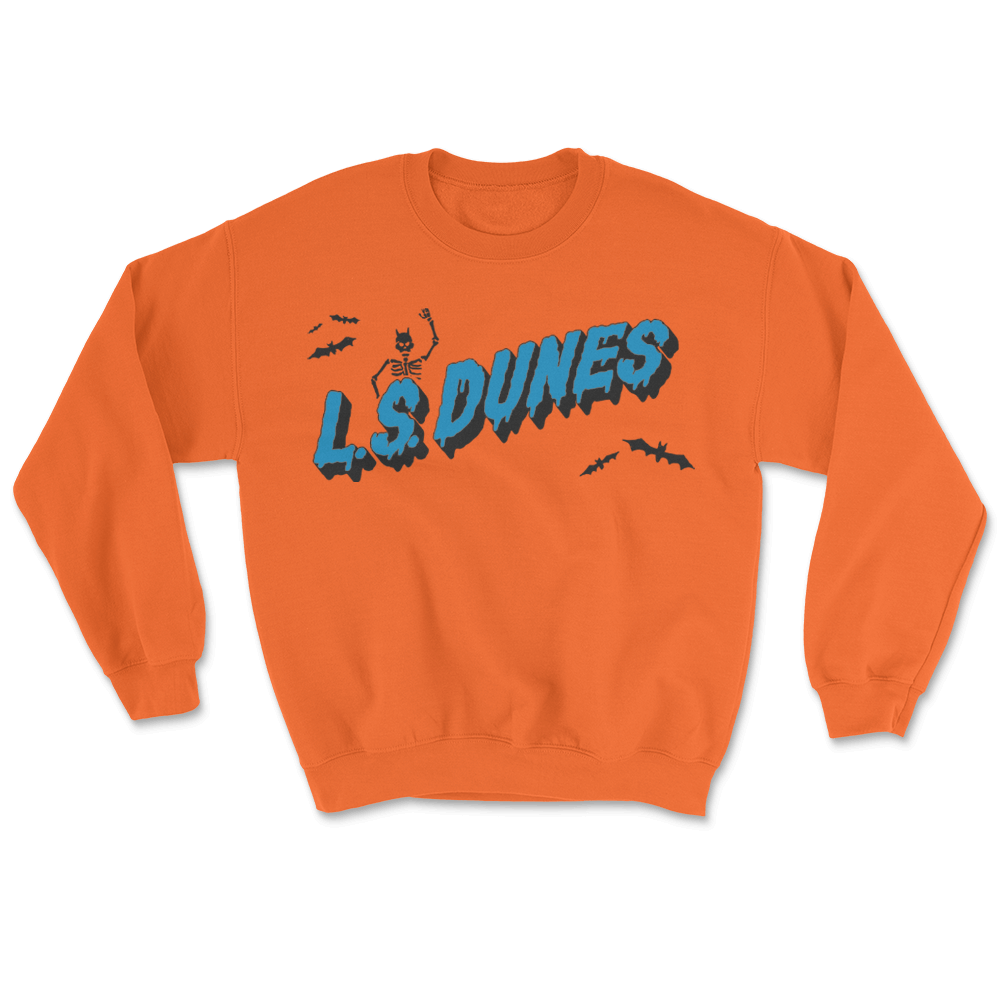 L.S. Dunes (Spooky Skeleton Orange) Sweatshirt