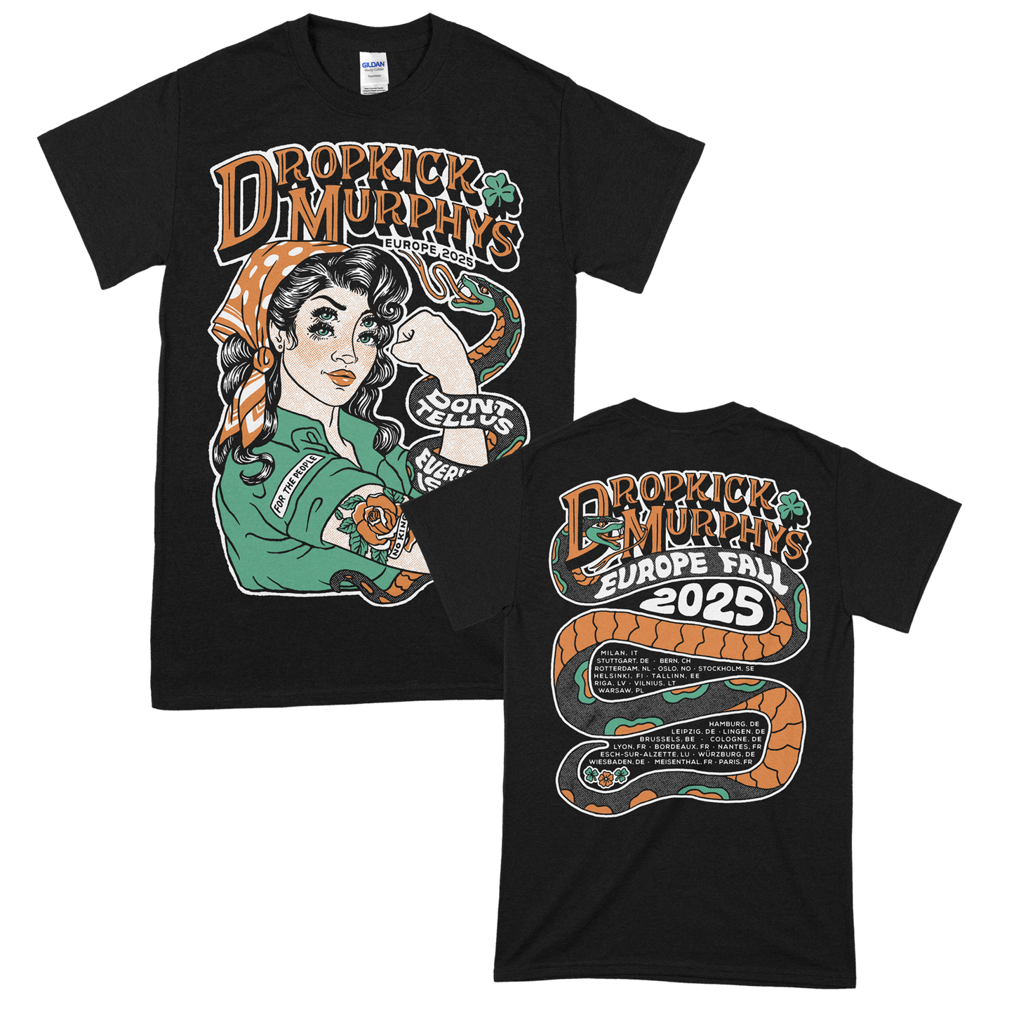 Dropkick Murphys (Don't Tell Us EU Tour 2025) T-Shirt