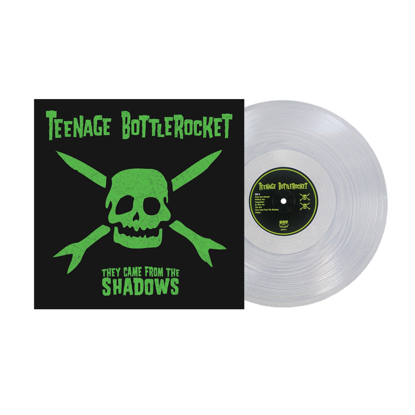 Teenage Bottlerocket (They Came From the Shadows) Clear w/ Glitter Vinyl