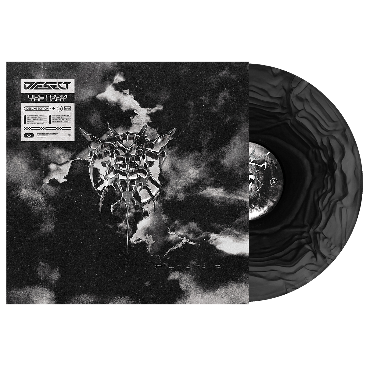 Diesect (Hide from the Light) Deluxe Black&Clear Ripple Vinyl
