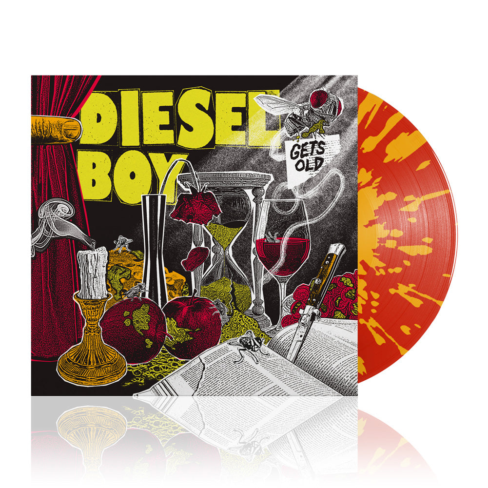 Diesel Boy (Gets Old) Red w/ Orange Splatter Vinyl