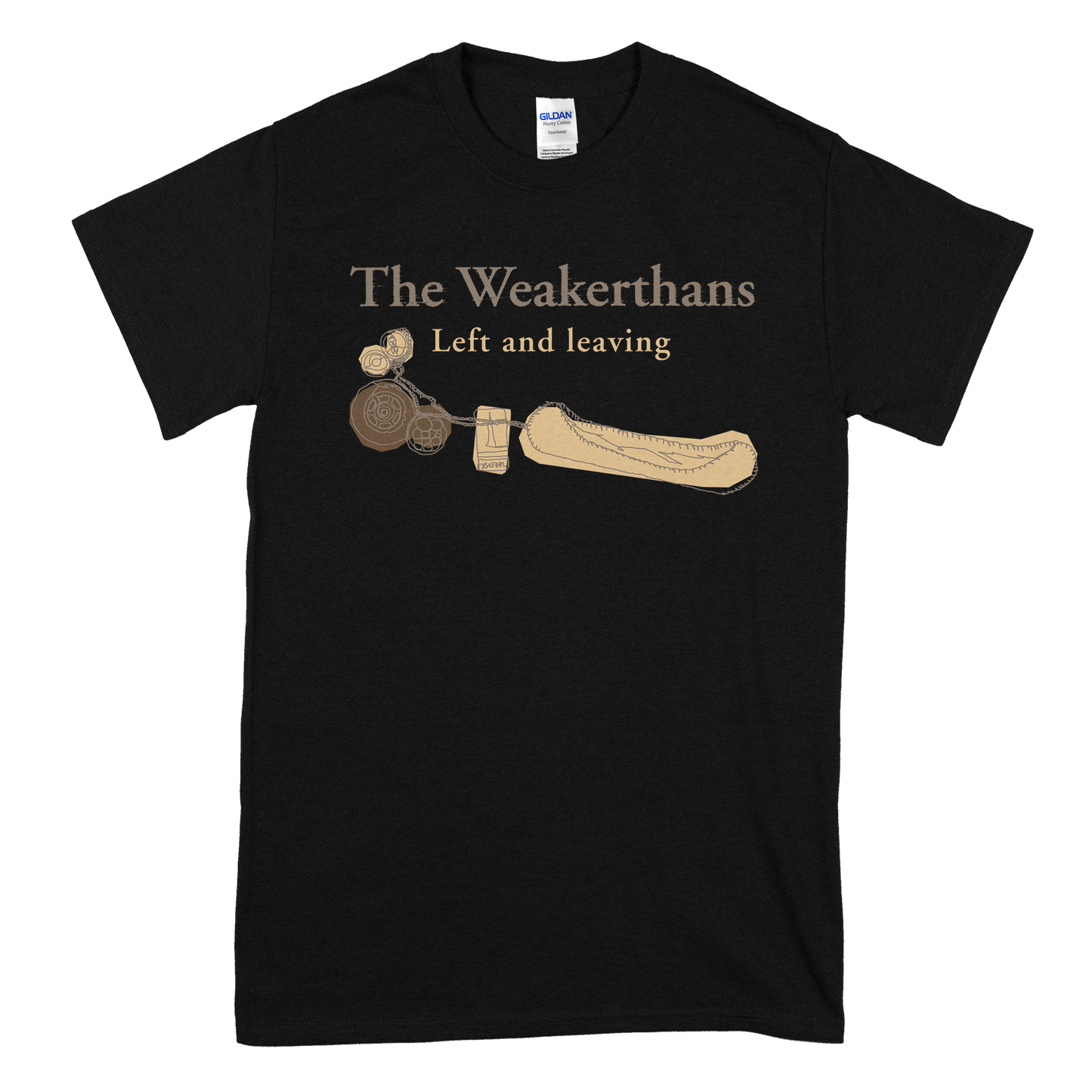 The Weakerthans (Left and Leavings Line Drawing) T-Shirt