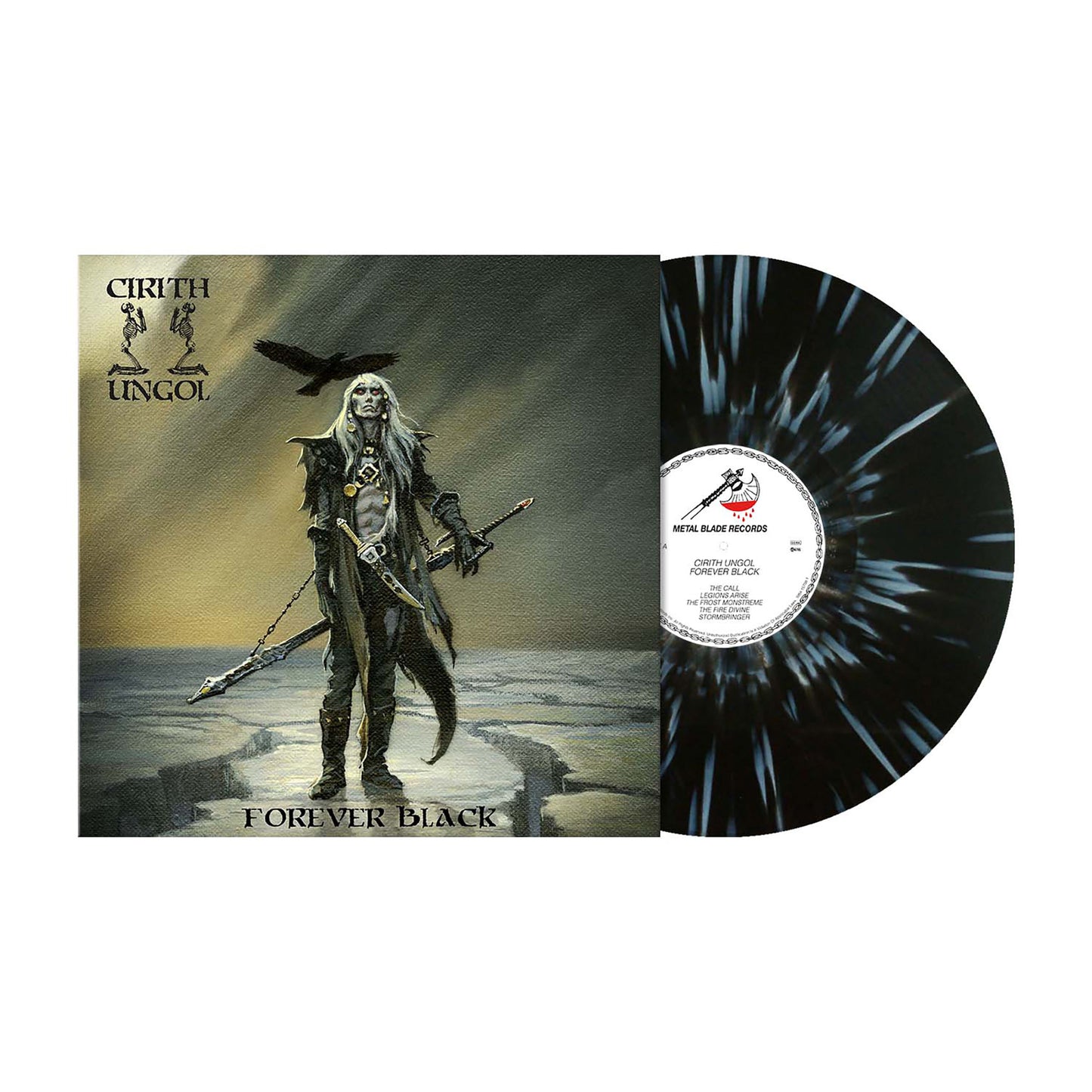 Cirith Ungol (Forever Black) Black/White Splatter Vinyl