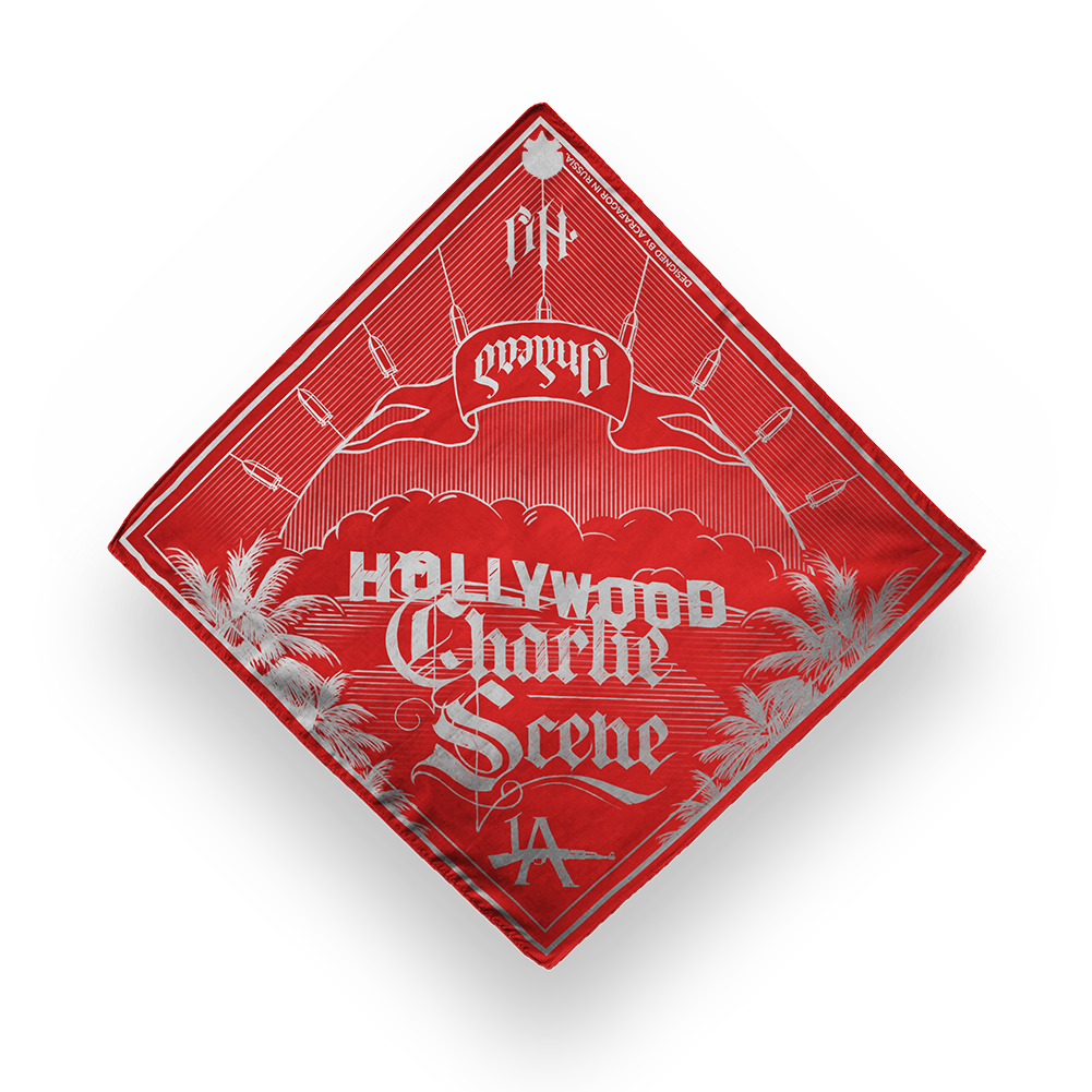 Charlie Scene (LA Bandana Red) Bandana