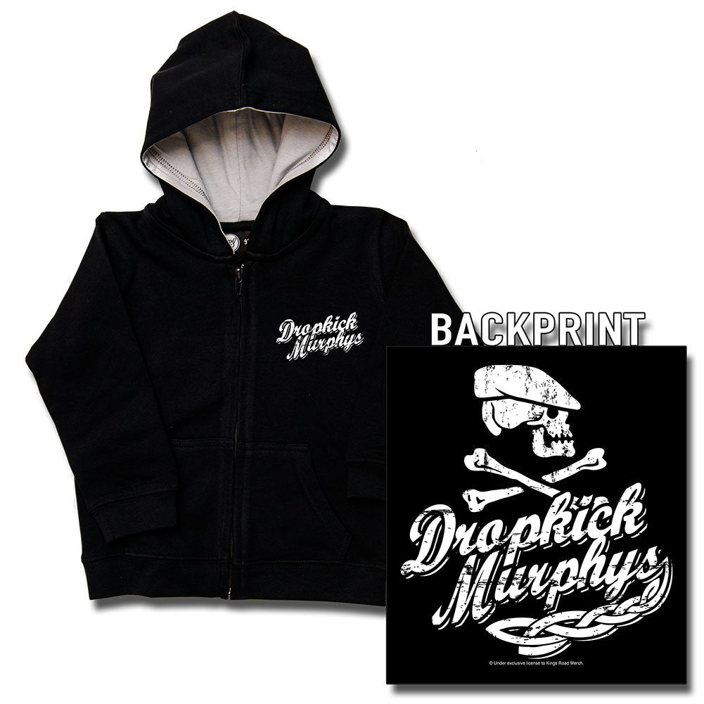 Dropkick Murphys (Scally Skull Ship) Kids Zip-Hood