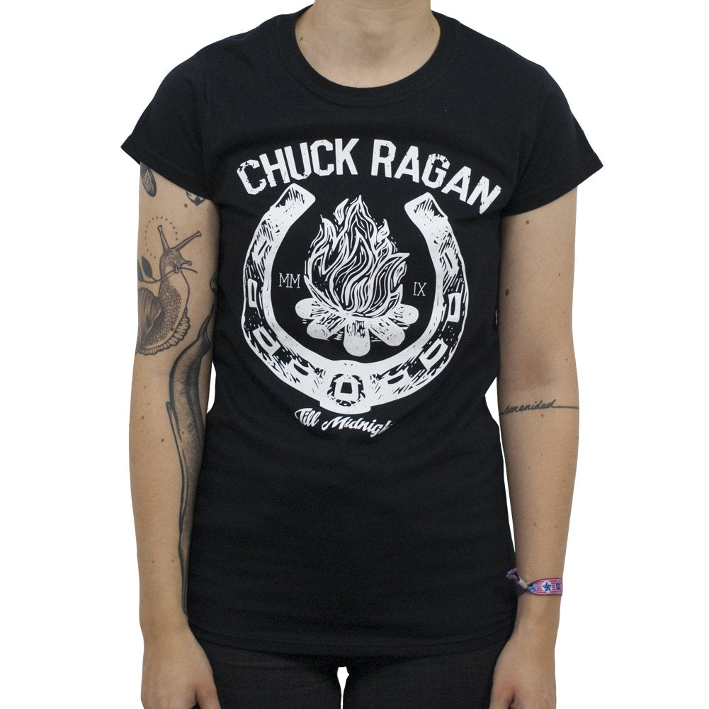 Chuck Ragan (Horseshoe) Girl Fitted T-Shirt