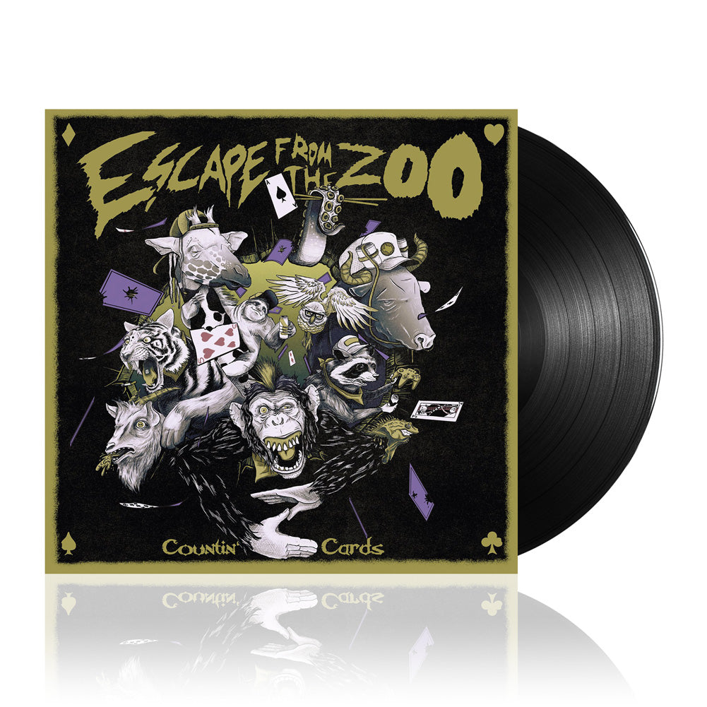Escape From The Zoo (Countin' Cards) Black Vinyl