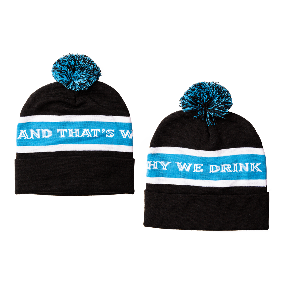 And That’s Why We Drink (Logo) Pom Beanie