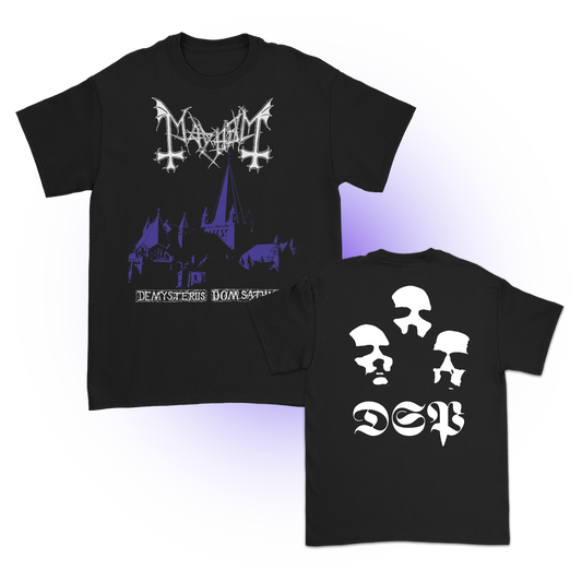 Mayhem (Purple De Mysteriis Dom Sathanas Black) T-Shirt