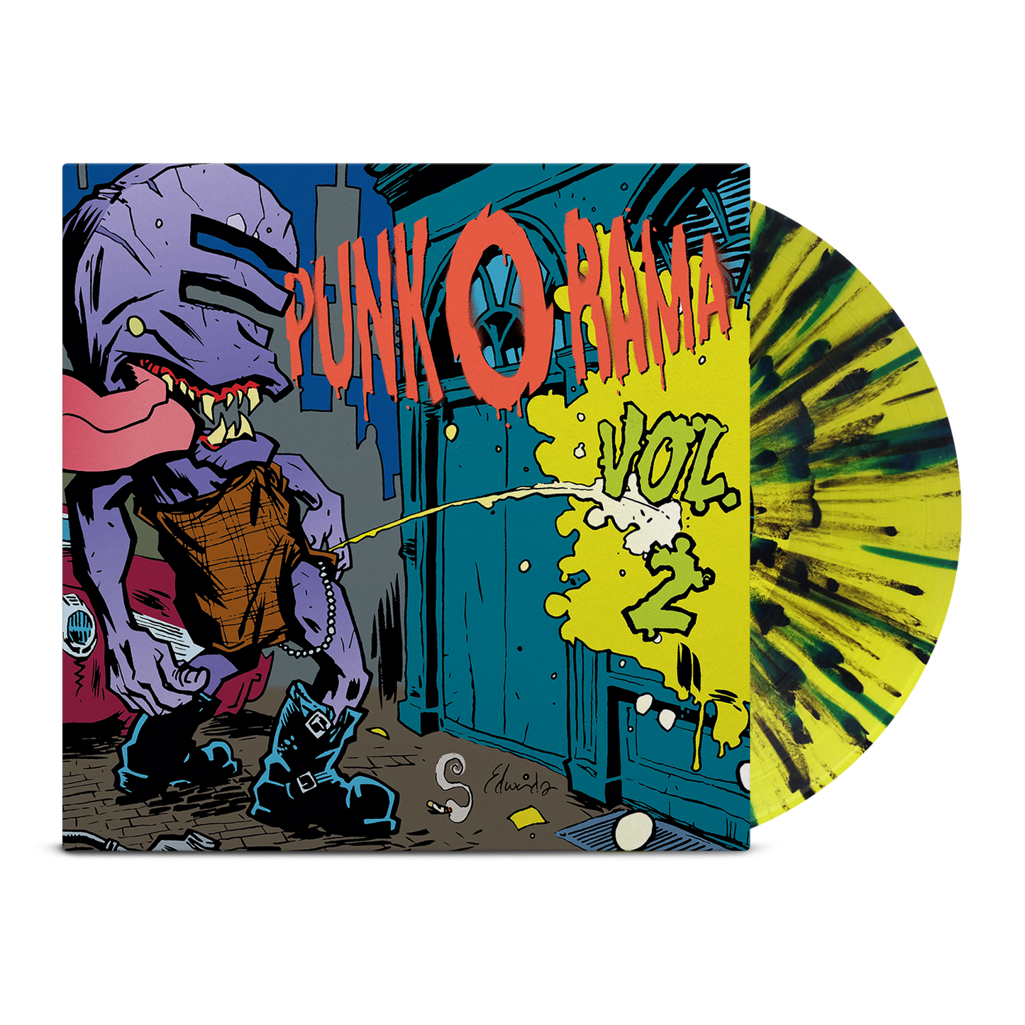 Punk-O-Rama (Punk O Rama Vol. 2) Eggbert Piss Splatter Vinyl