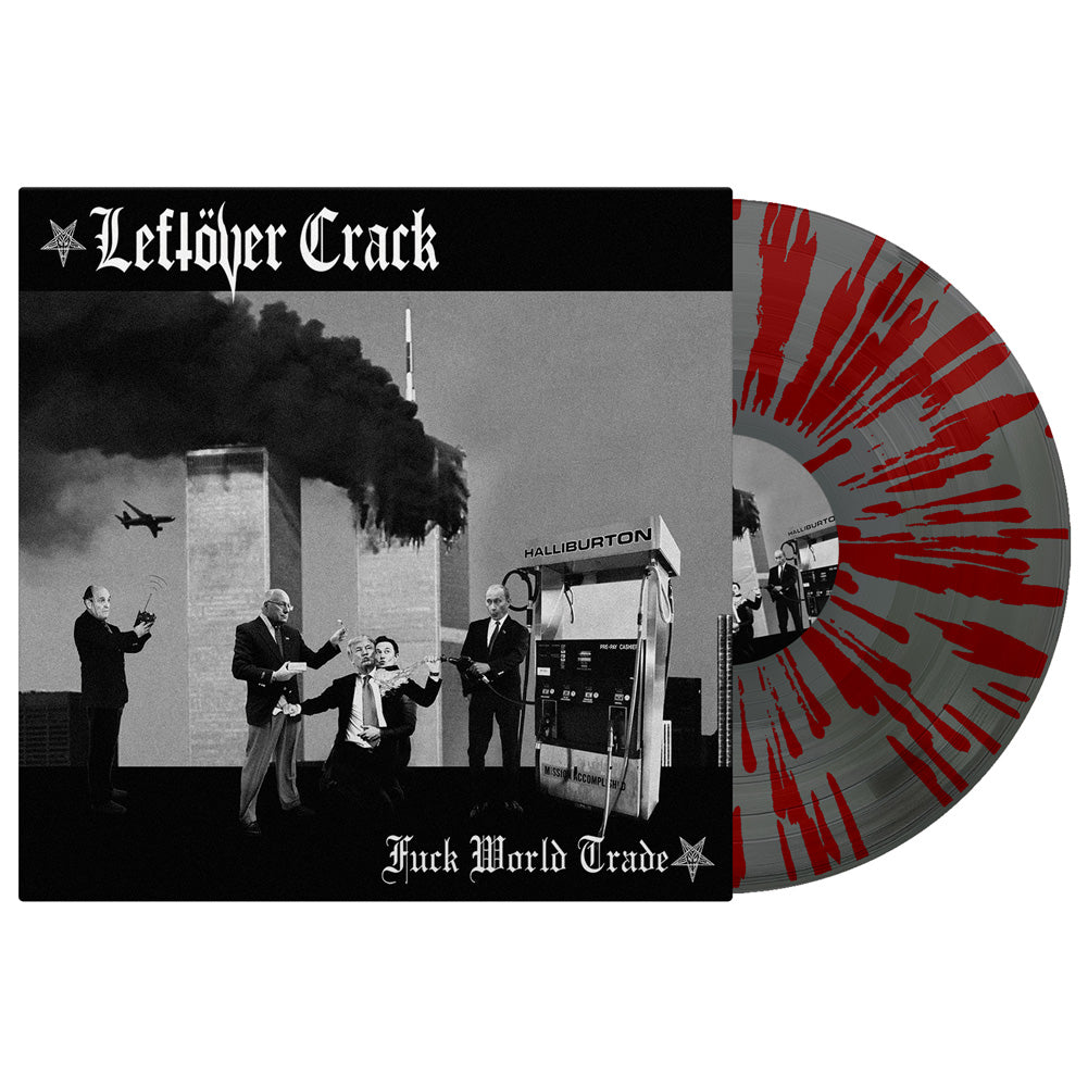 Leftover Crack (Fuck World Trade) Clear Grey Red Splatter Vinyl