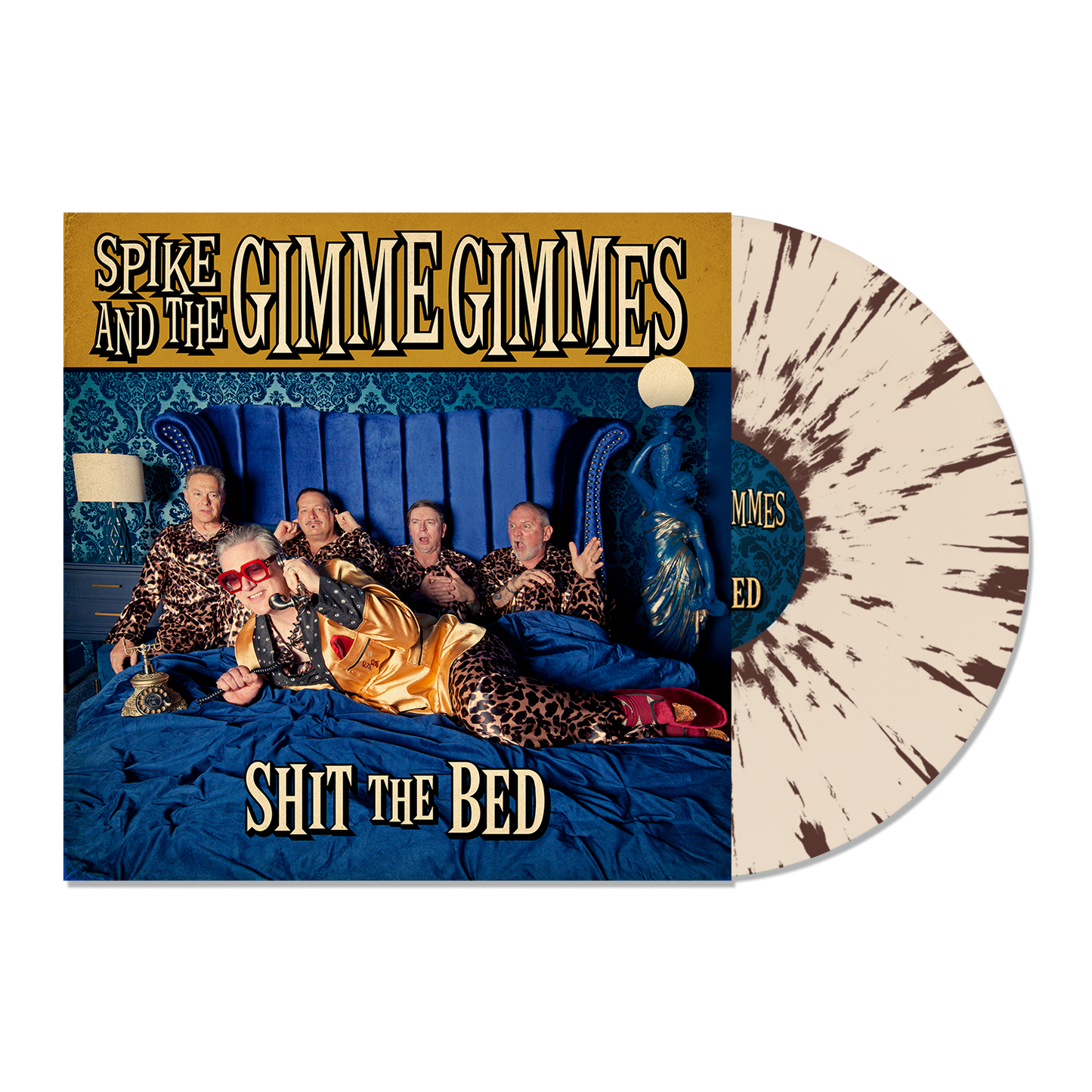 Spike and the Gimme Gimmes (Shit the Bed) Brown Splatter Vinyl