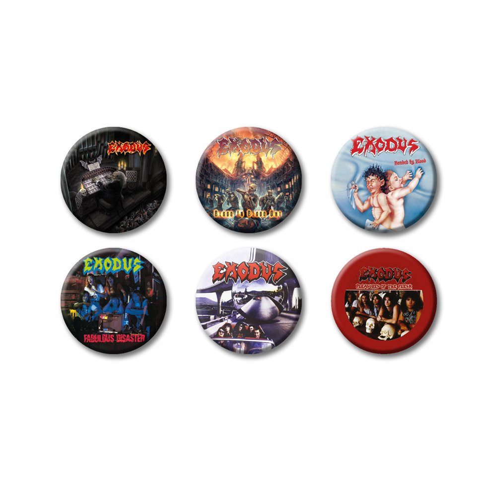 Exodus (Discography) Button Set