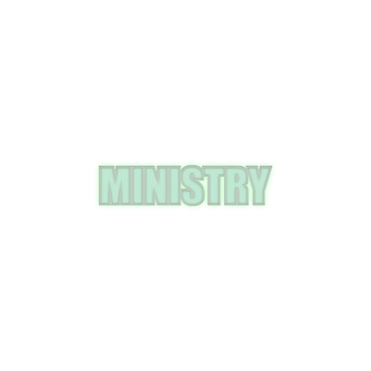 Ministry (Bold Logo Glow in the Dark) Enamel Pin