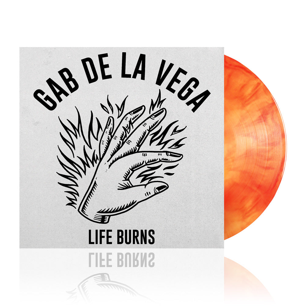 Gab De La Vega (Life Burns) Red Orange Vinyl