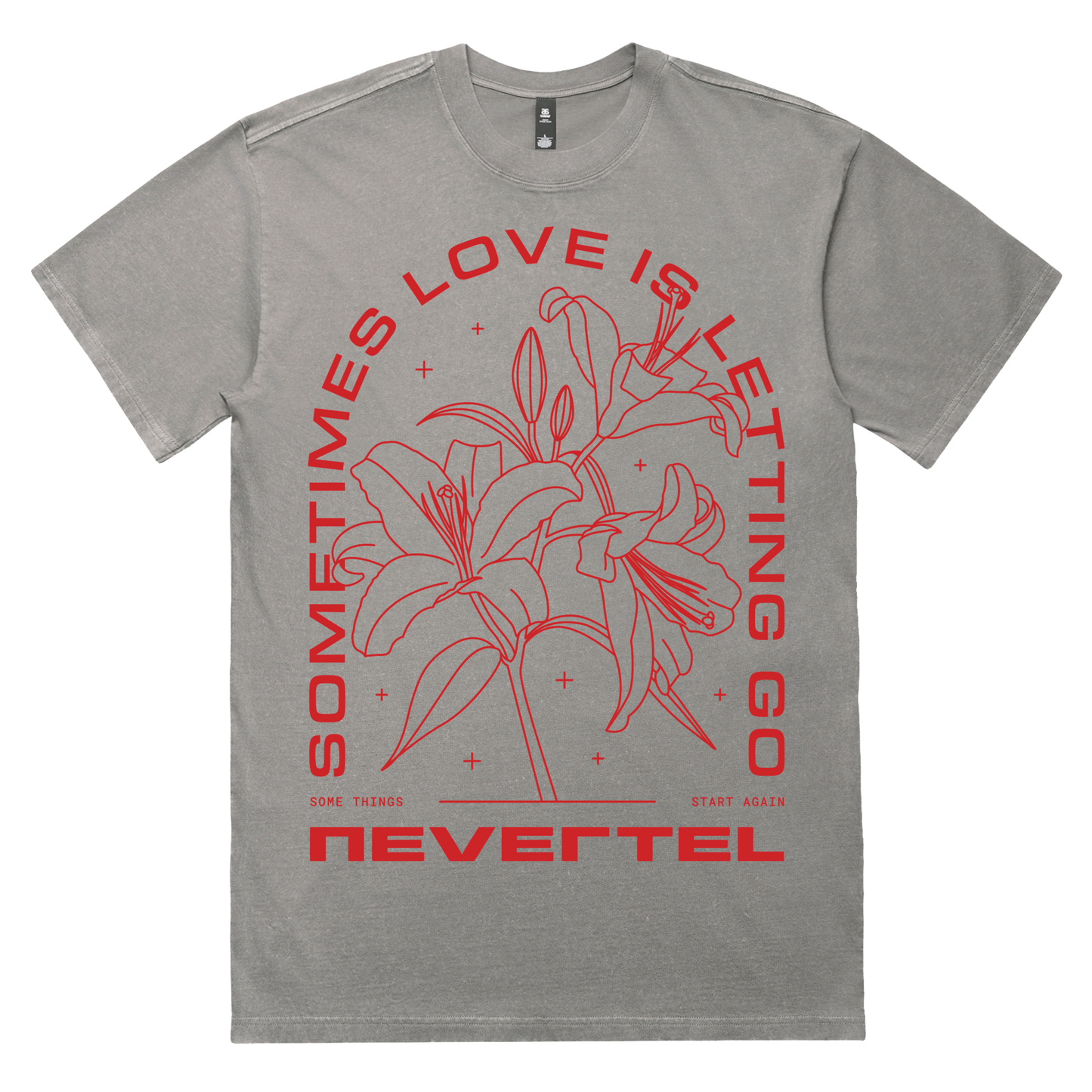 Nevertel (Letting Go Floral) T-Shirt