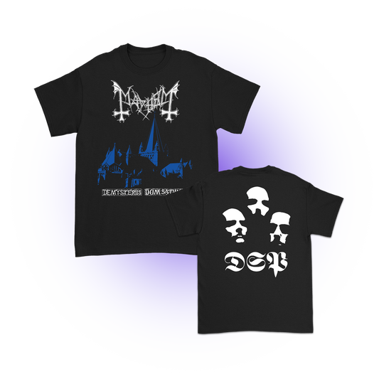 Mayhem (Blue De Mysteriis Dom Sathanas Black) T-Shirt