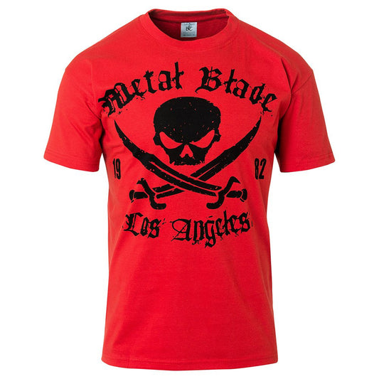 Metal Blade (Pirate Logo LA Red) T-Shirt
