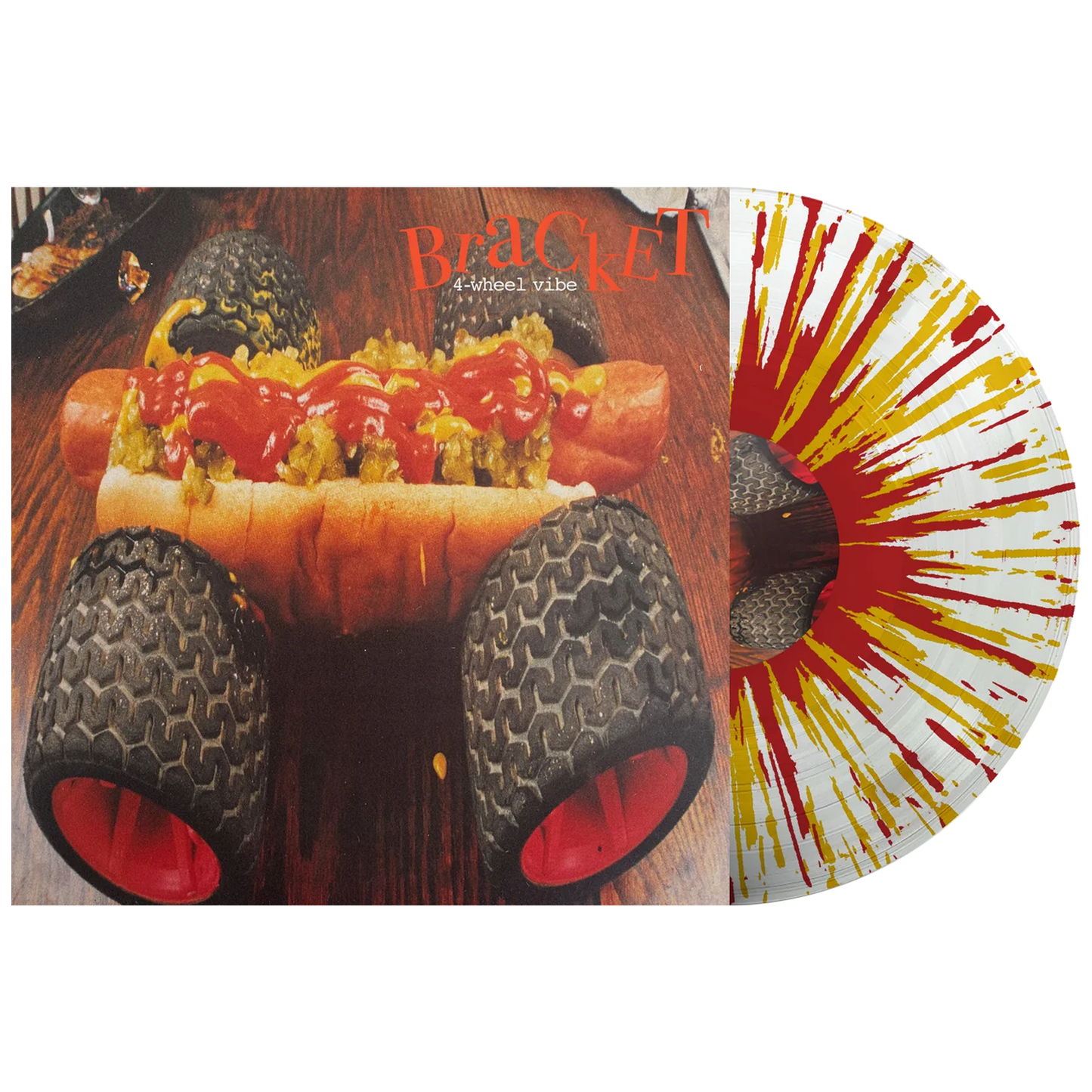 Bracket (4-Wheel Vibe (30th Anni.)) Ketchup Mustard Splatter Vinyl