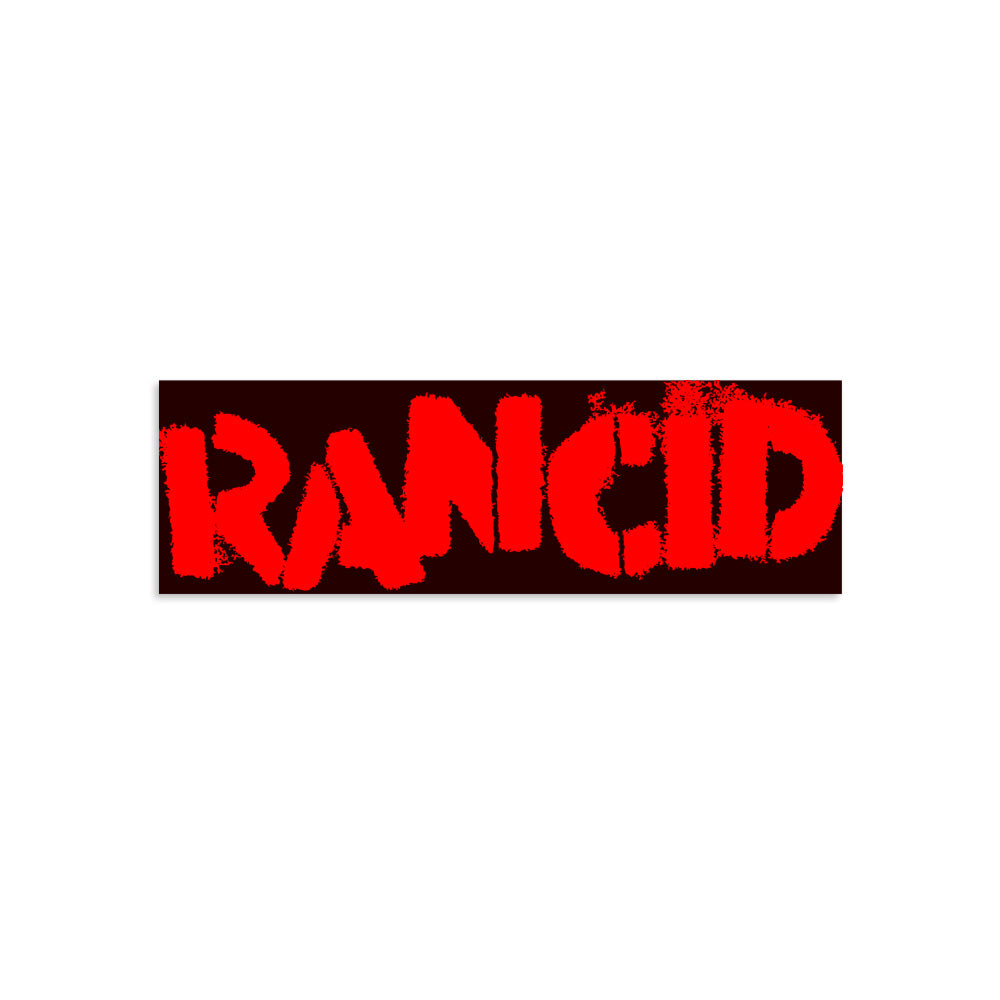 Rancid (Logo Black/Red) Sticker