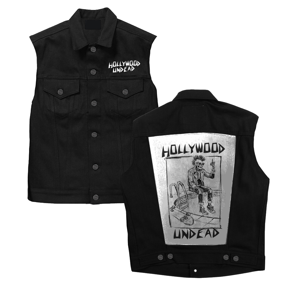 Hollywood Undead (Pool Hangs) Denim Vest