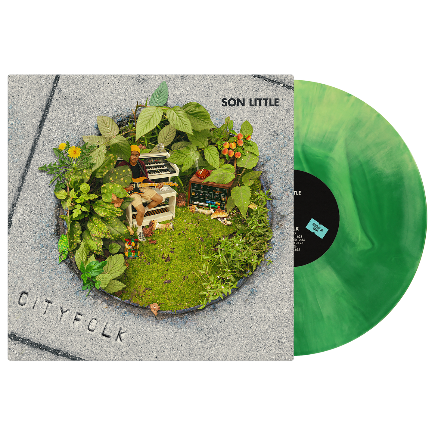 Son Little (Cityfolk) Green Yellow Galaxy Vinyl