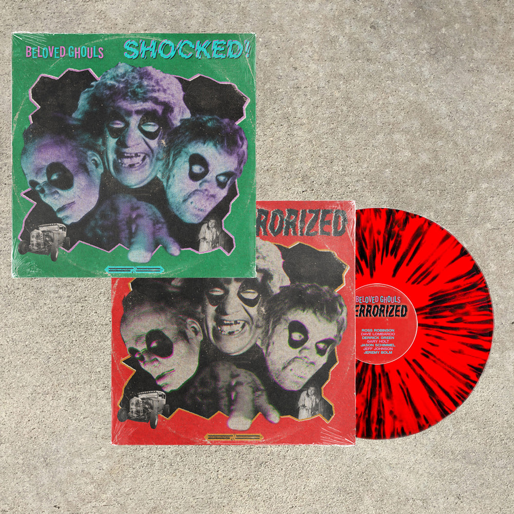 Beloved Ghouls (Shocked/Terrorized) Red w/ Black Splatter 7 Inch