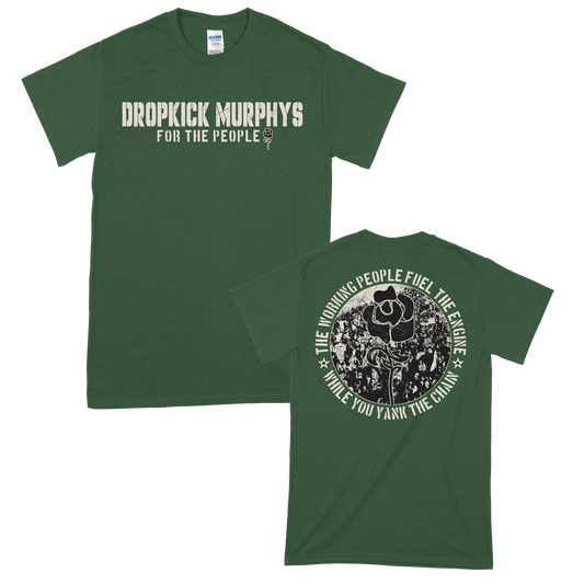 Dropkick Murphys (Yank the Chain Green) T-Shirt
