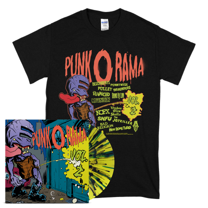 Punk-O-Rama (Punk-O-Rama Vol. 2) Eggbert Piss Splatter Vinyl Bundle