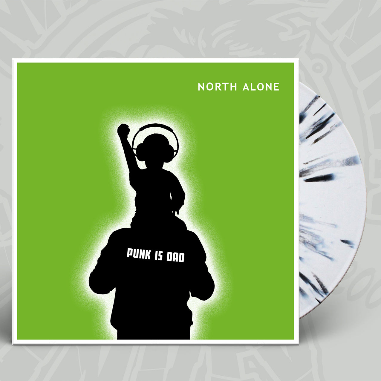 North Alone (Punk Is Dad) White w/Black Vinyl