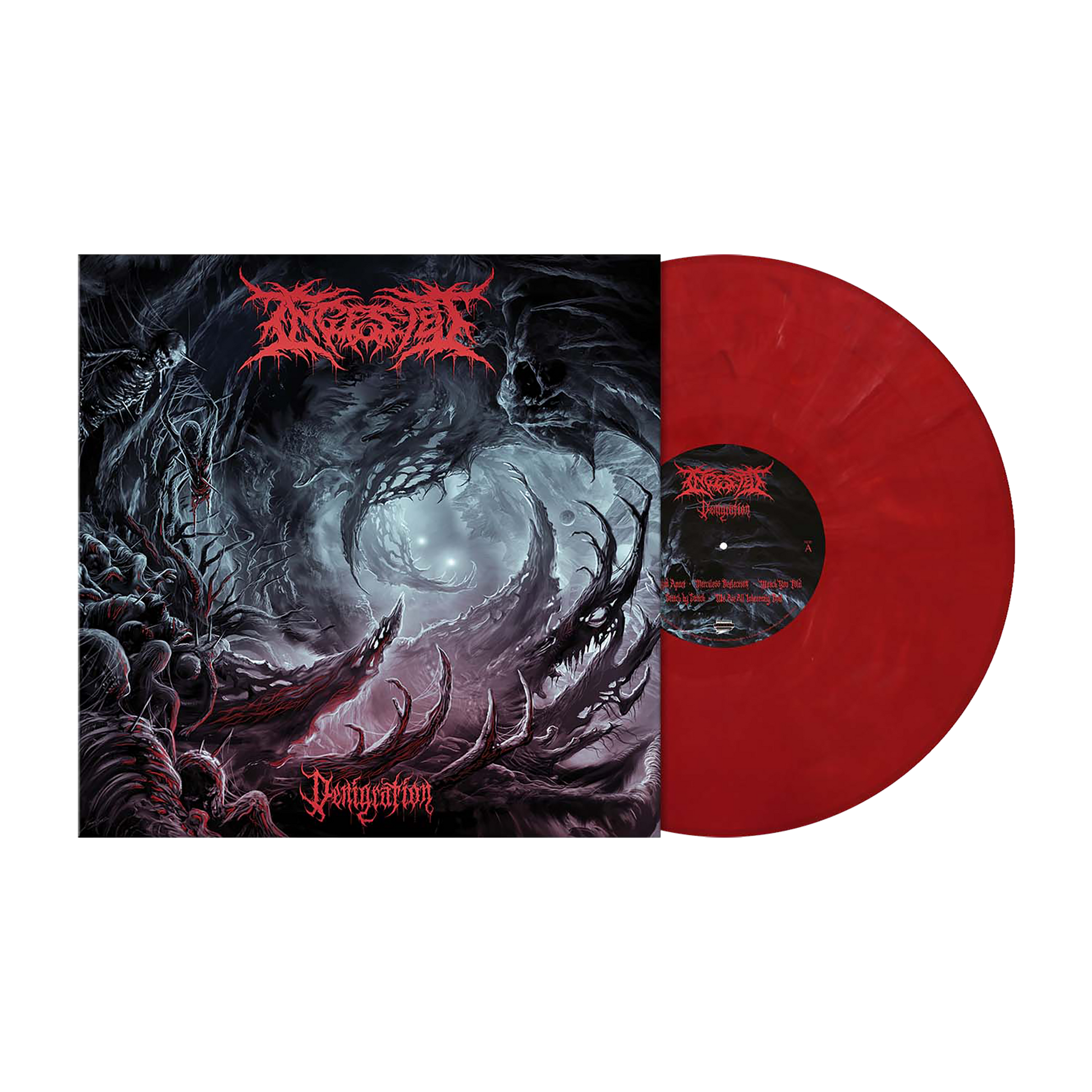 Ingested (Denigration) Red Marbled Vinyl