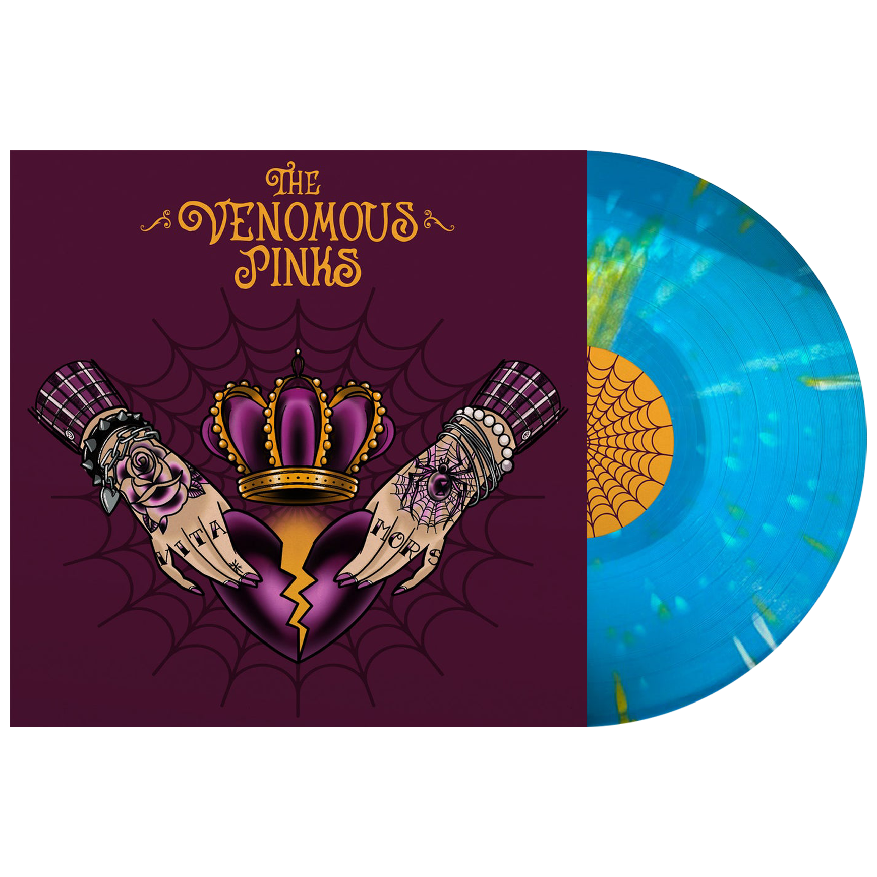 The Venomous Pinks (Vita Mors) Blue Splatter Vinyl