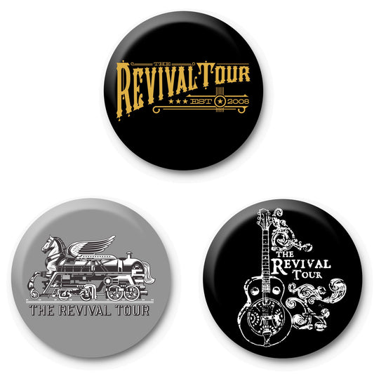 Revival Tour (Train,Text,Guitar) Buttonset