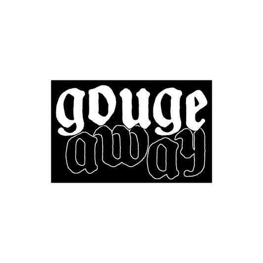 Gouge Away (Logo) Sticker
