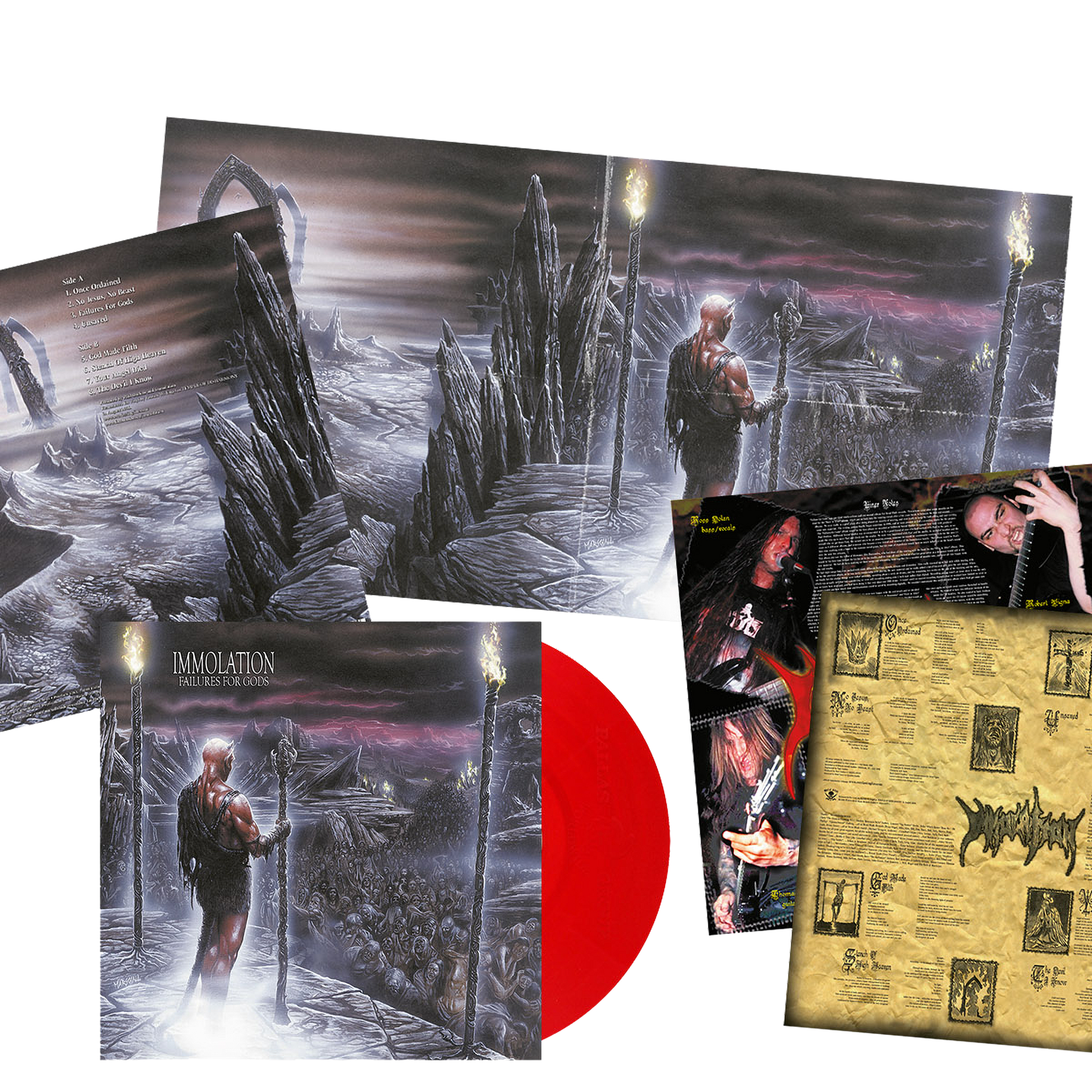 Immolation (Failures For Gods) Red Vinyl