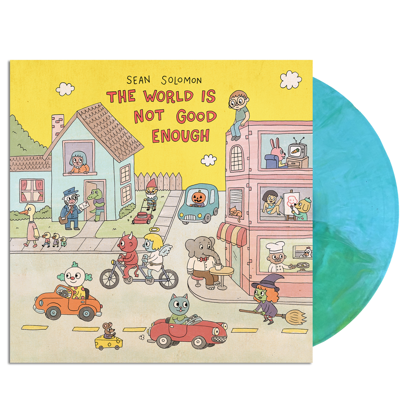 Sean Solomon (The World Is Not Good Enough) Blue-Green Swirl Vinyl