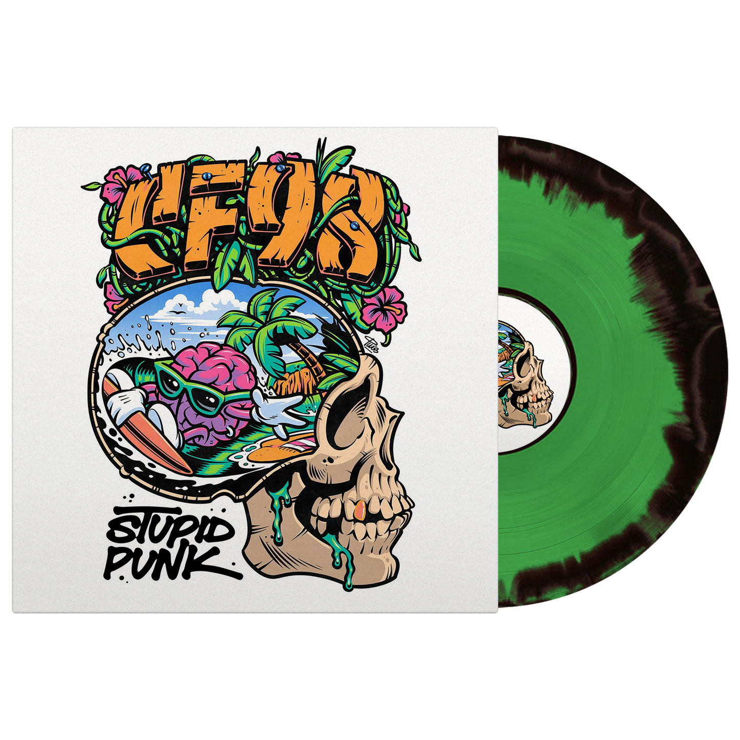 CF98 (Stupid Punk) Green Black Vinyl