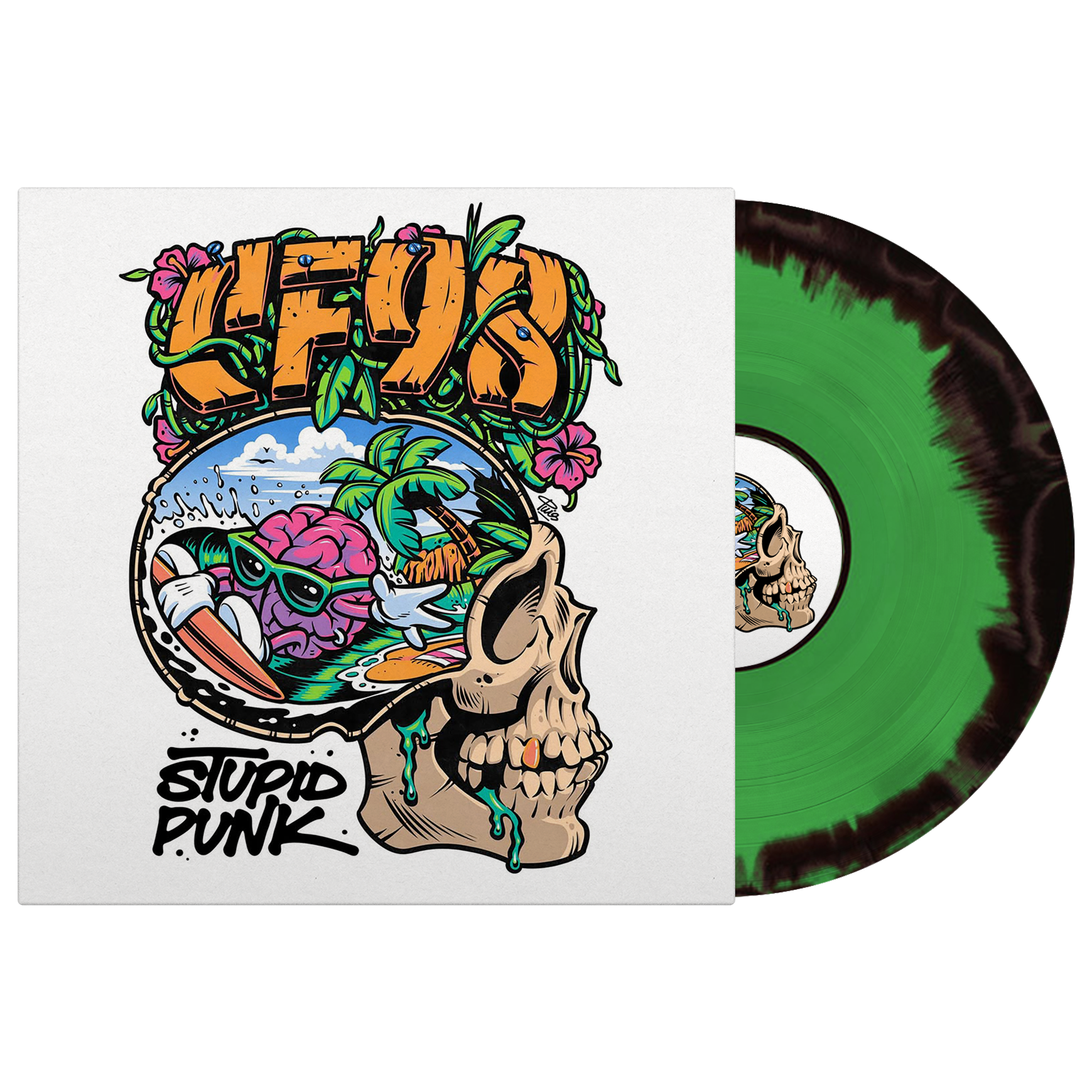 CF98 (Stupid Punk) Green Black Vinyl