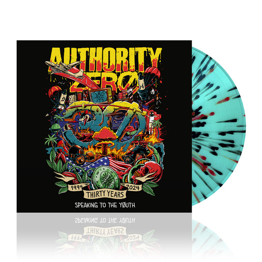 Authority Zero (30 Years – Speaking To The Youth) Deep Sea Splatter Vinyl